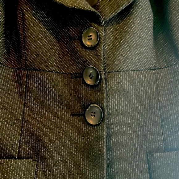 Classiques Entier Black Striped Blazer Size 6 EUC - Picture 7 of 7